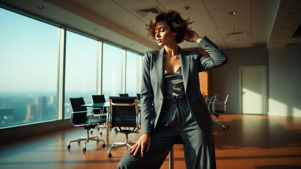 Blazer + Matching Trousers (The Power Suit, Reimagined)