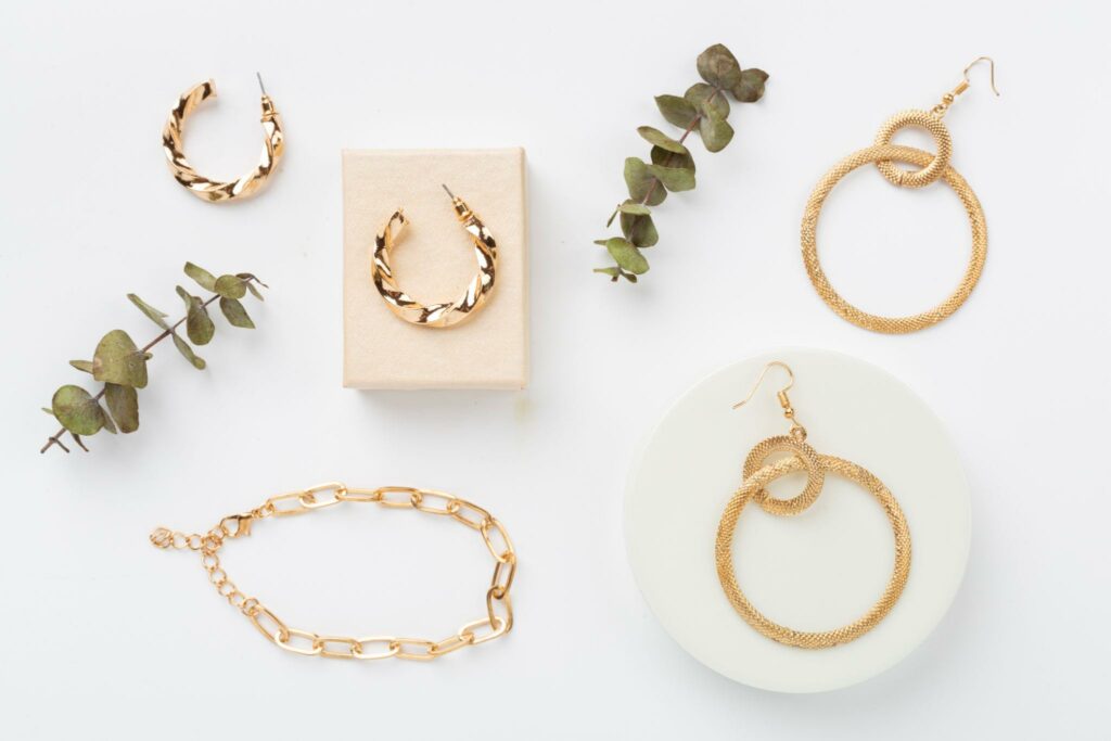 Delicate gold jewelry that looks expensive without the designer price tag.