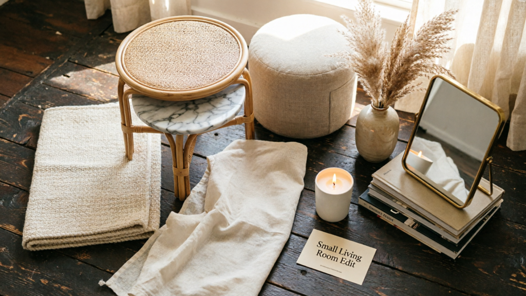 Shop the look flatlay