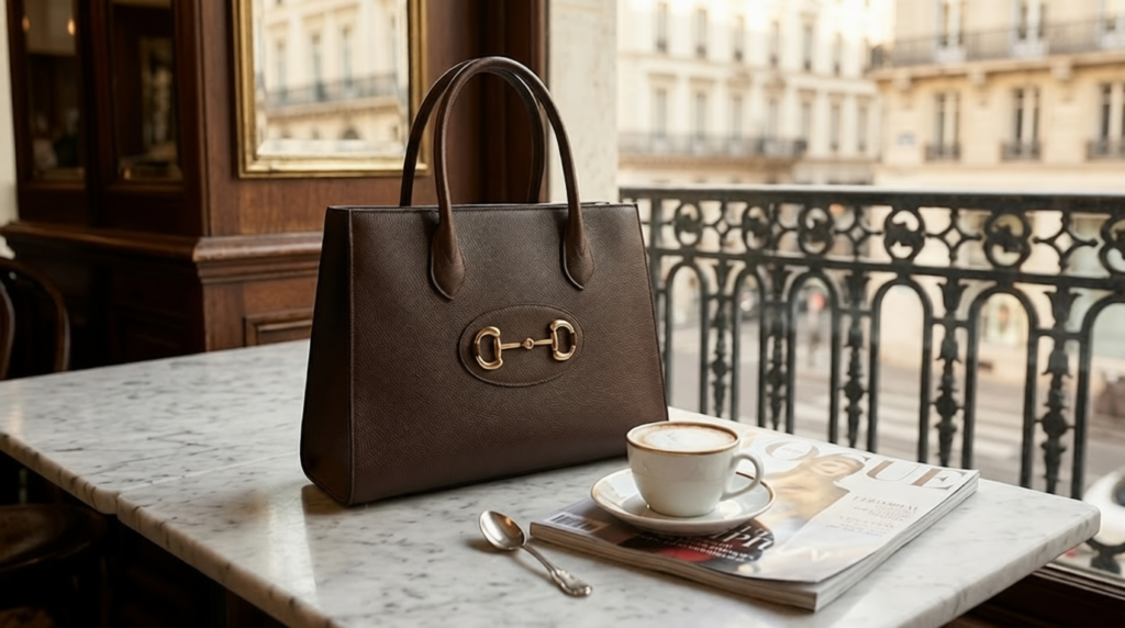 Structured Leather Tote