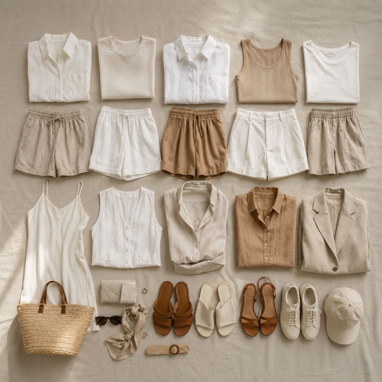 20-Piece Capsule Wardrobe for Summer