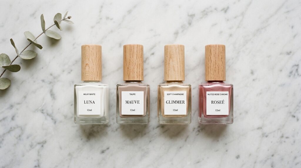 Quiet Luxury Soft Chrome Nails