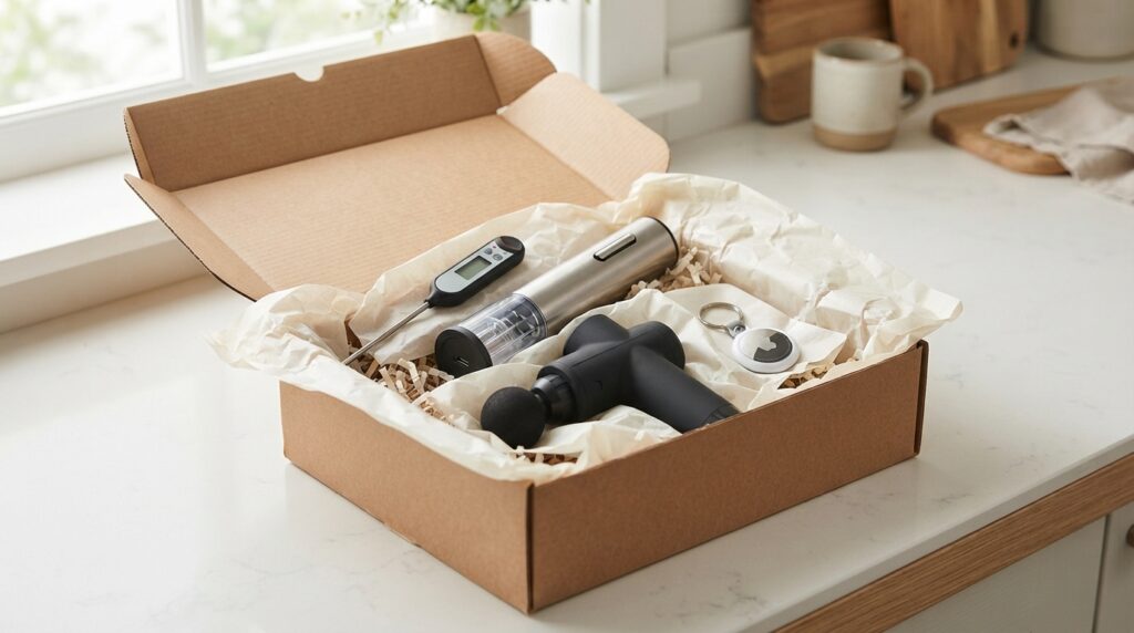 Amazon gifts for men who have everything: meat thermometer, wine opener and massage gun