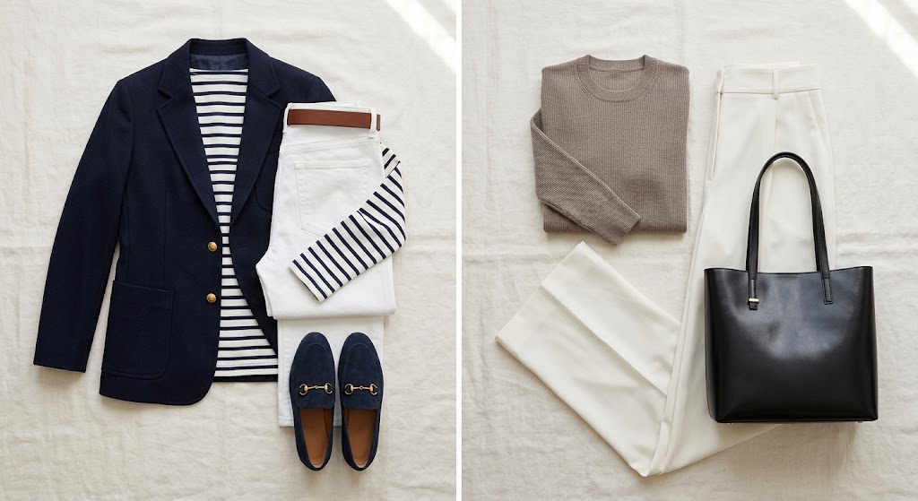 Old money style vs quiet luxury outfits compared