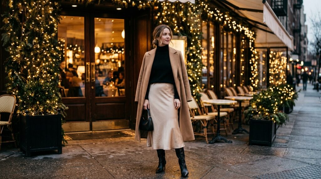 Winter date night outfit